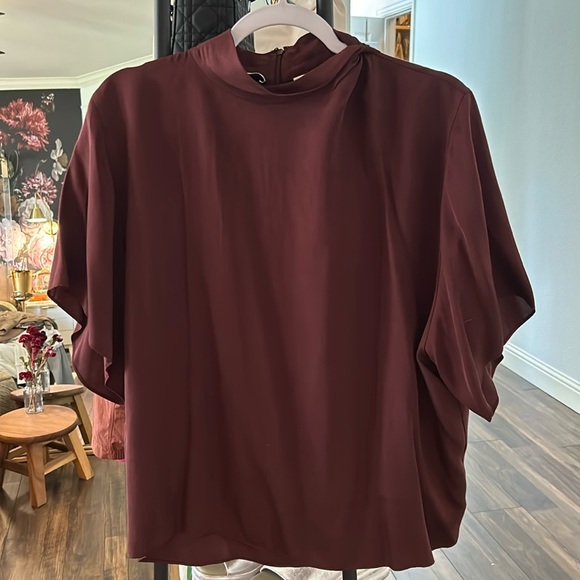 Vince Maroon Blouse - Picture 1 of 6